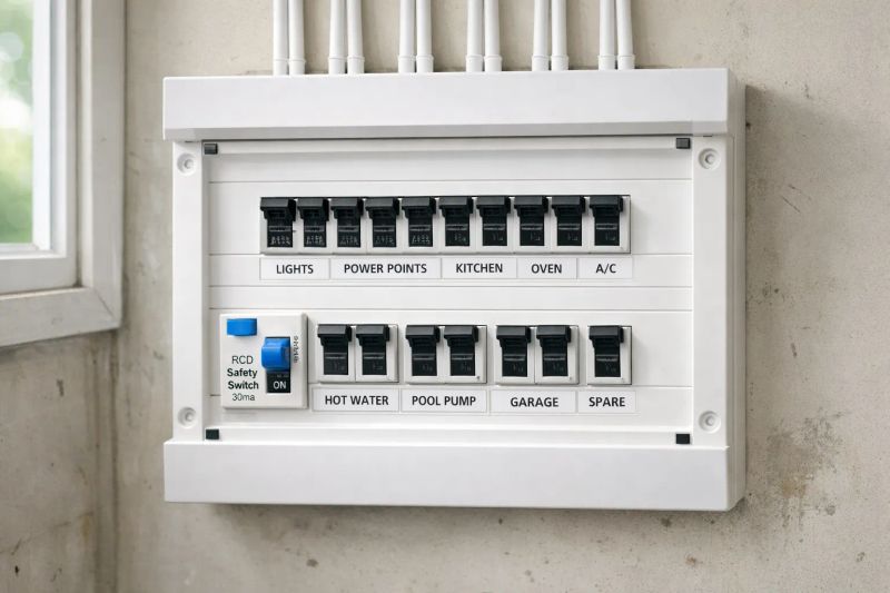 Commercial electrical panel prepared for an upgrade in Murrieta, CA